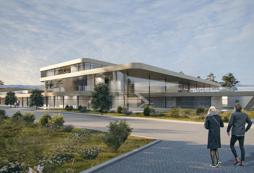 Salinarium, Bad Dürkheim, Fassade, VHF Aluverbund + PV