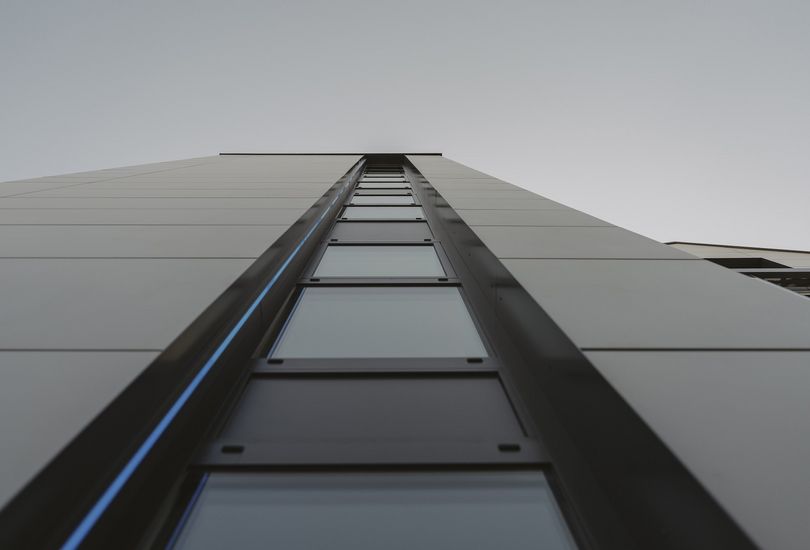 Volksbank, Müllheim, Keramikfassade