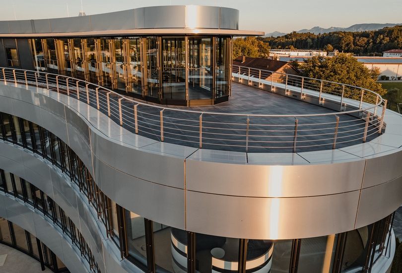 Gang Kolbermoor, Metallfassade, Verbundalu, Alucobond, 3A Composites GmbH