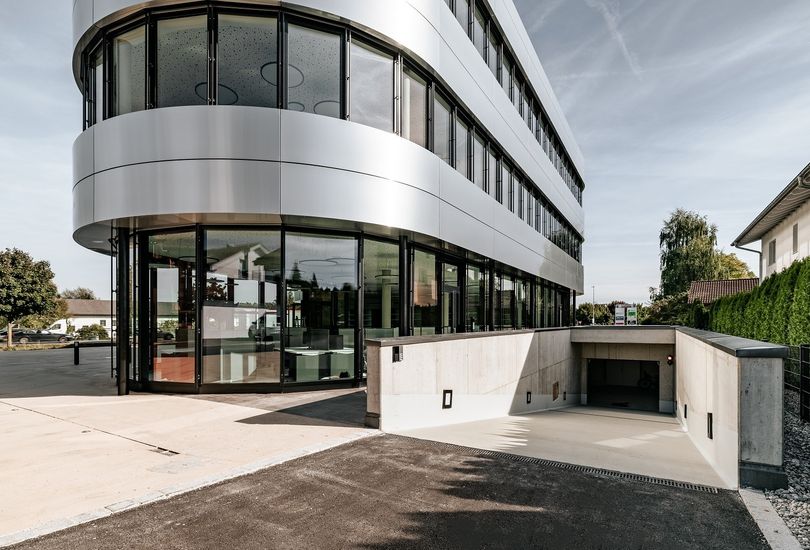 Gang Kolbermoor, Metallfassade, Verbundalu, Alucobond, 3A Composites GmbH