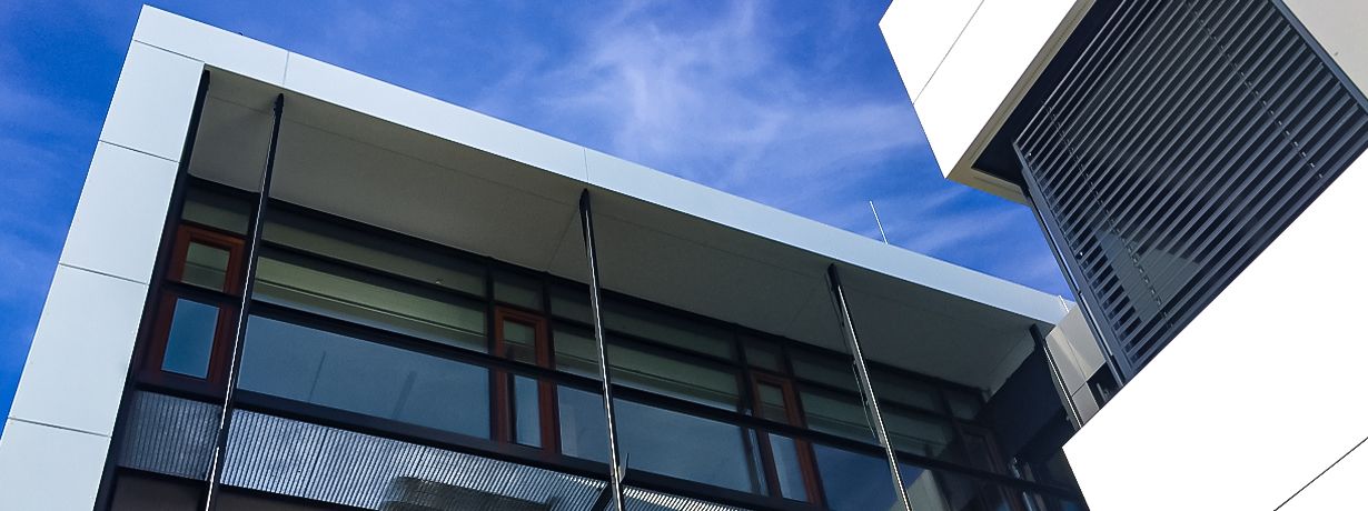 Ansicht Alucobondfassade Hiwin Offenburg Hiwin Offenburg