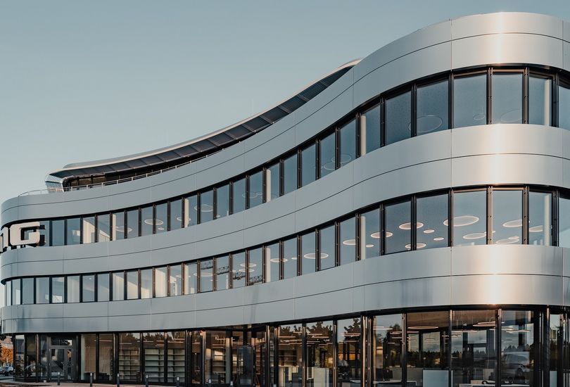 Gang Kolbermoor, Metallfassade, Verbundalu, Alucobond, 3A Composites GmbH