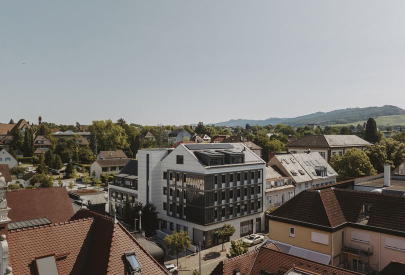 Volksbank, Müllheim, Keramikfassade