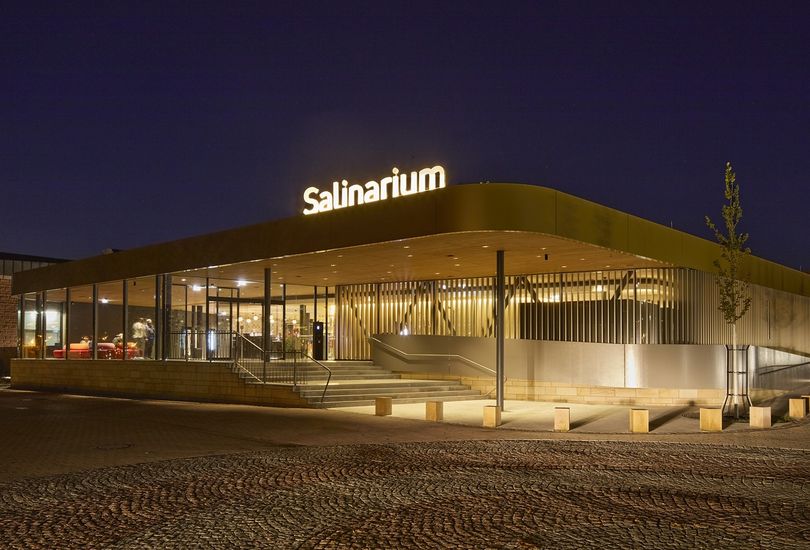 Salinarium, Bad Dürkheim, Fassade, VHF Aluverbund + PV