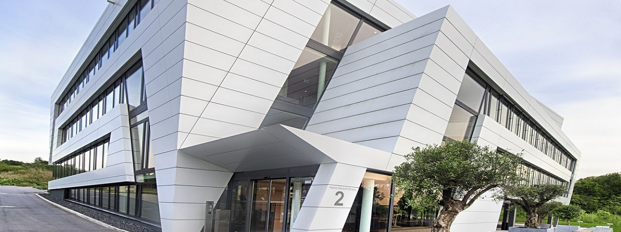 Ansicht Verbundaluminiumfassade NBV Neckarsulm NBV Neckarsulm