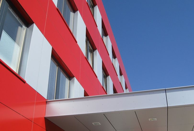 Ärztehaus, Tuttlingen, Metallfassade, Verbundalu, Fassade, Alucobond, 3 A Composites GmbH